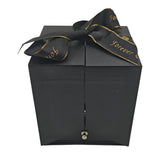 Coffret Cadeau Rose Éternelle avec Collier Cœur et Tiroir à Bijoux